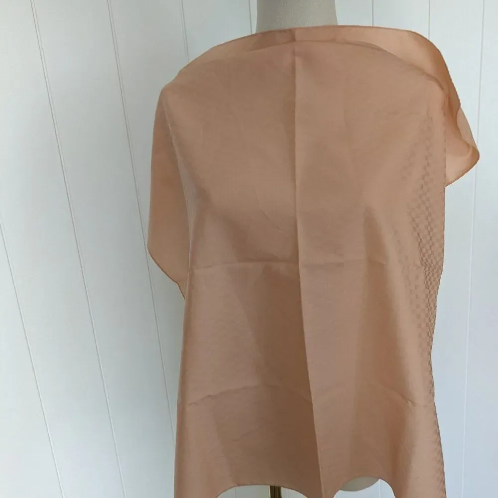 Vintage Mr. Emperor Scarf - Peach - Made in Italy - Polyester - 25